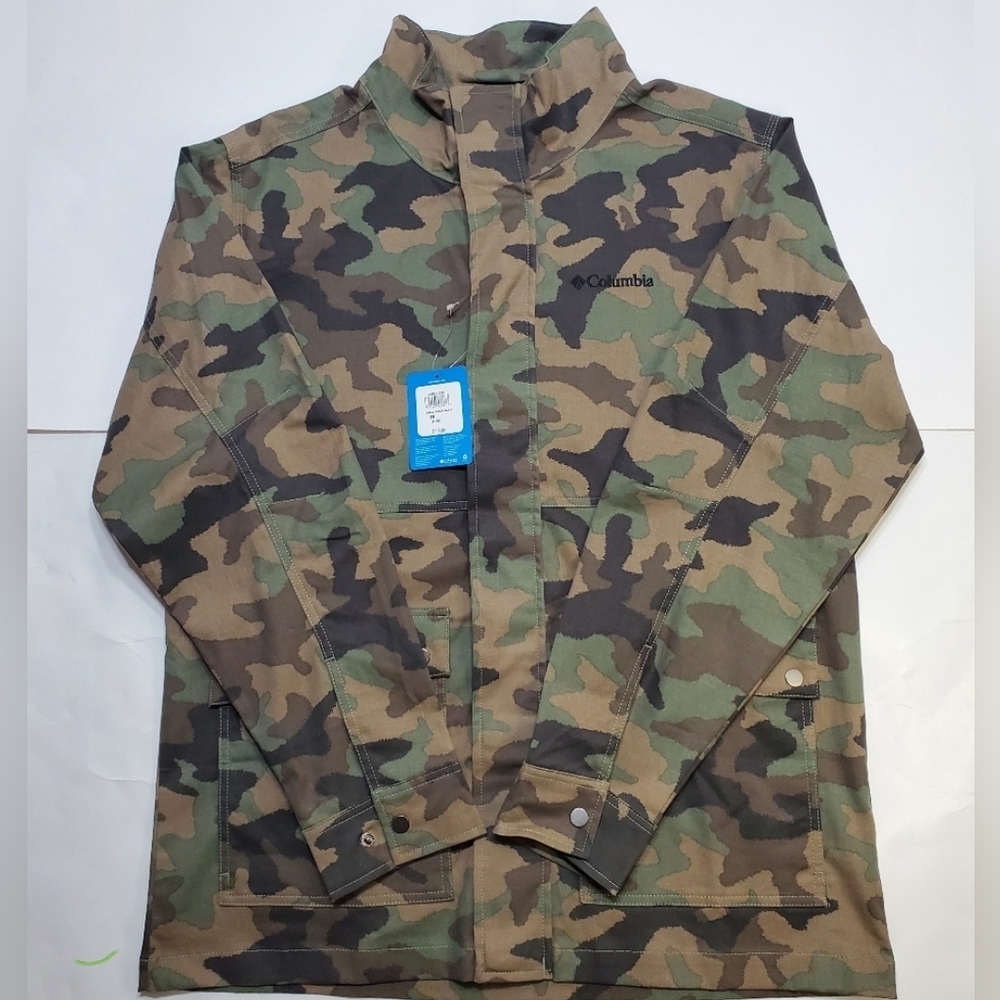 New Columbia Tanner Ranch Jacket Camouflage Men's Medium